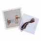 Mini Counted Cross Stitch Kit - Festive Daschund