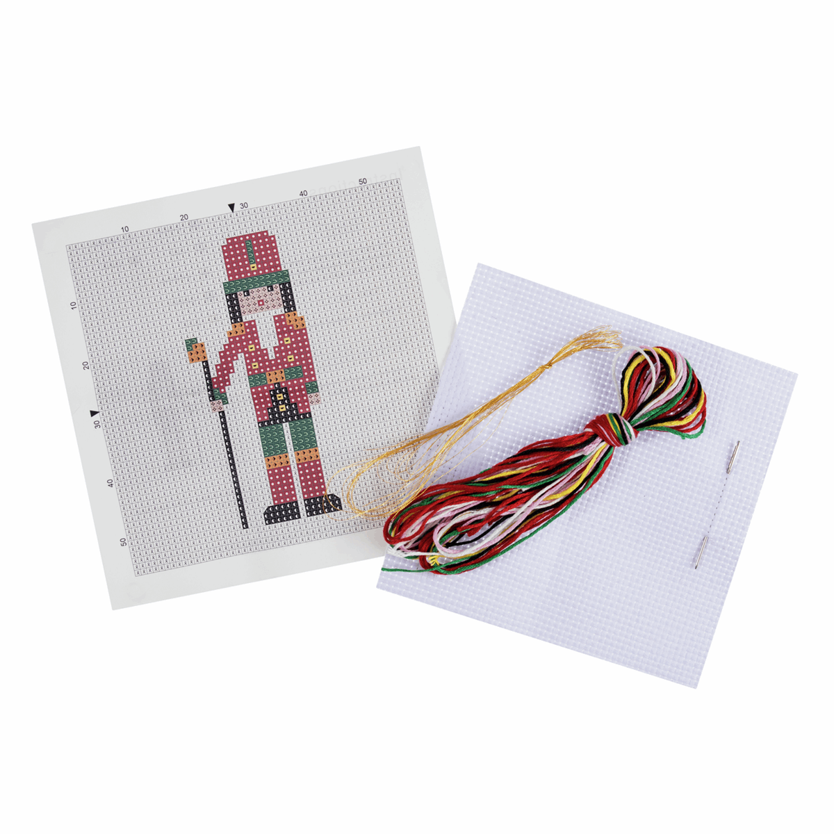 Trimits Mini Counted Cross Stitch Kit - Nutcracker