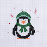 Trimits Mini Counted Cross Stitch Kit - Christmas Penguin