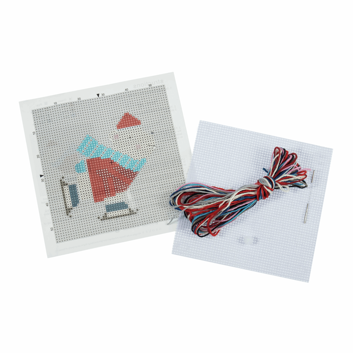 Trimits Counted Cross Stitch Kit - Skating Polar Bear