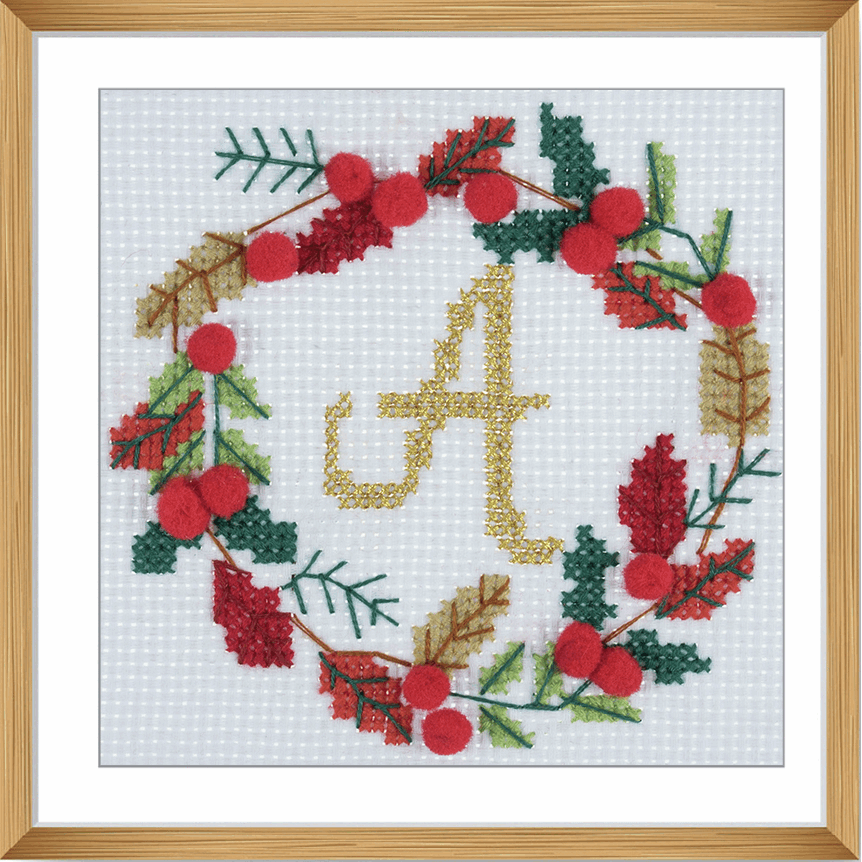 Trimits Counted Cross Stitch Kit - Wreath