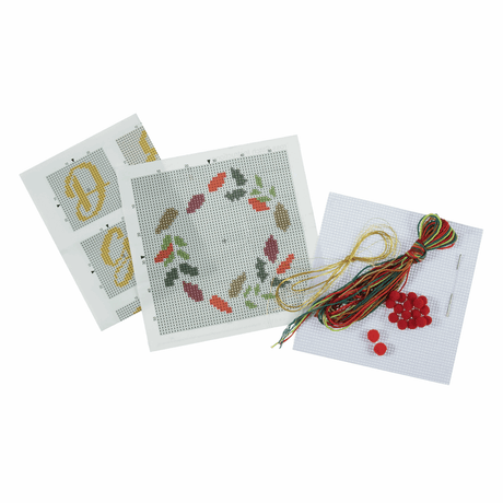 Trimits Counted Cross Stitch Kit - Wreath