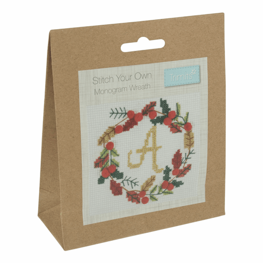 Trimits Counted Cross Stitch Kit - Wreath