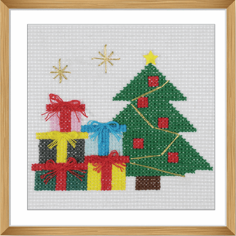 Trimits Counted Cross Stitch Kit - Christmas Presents