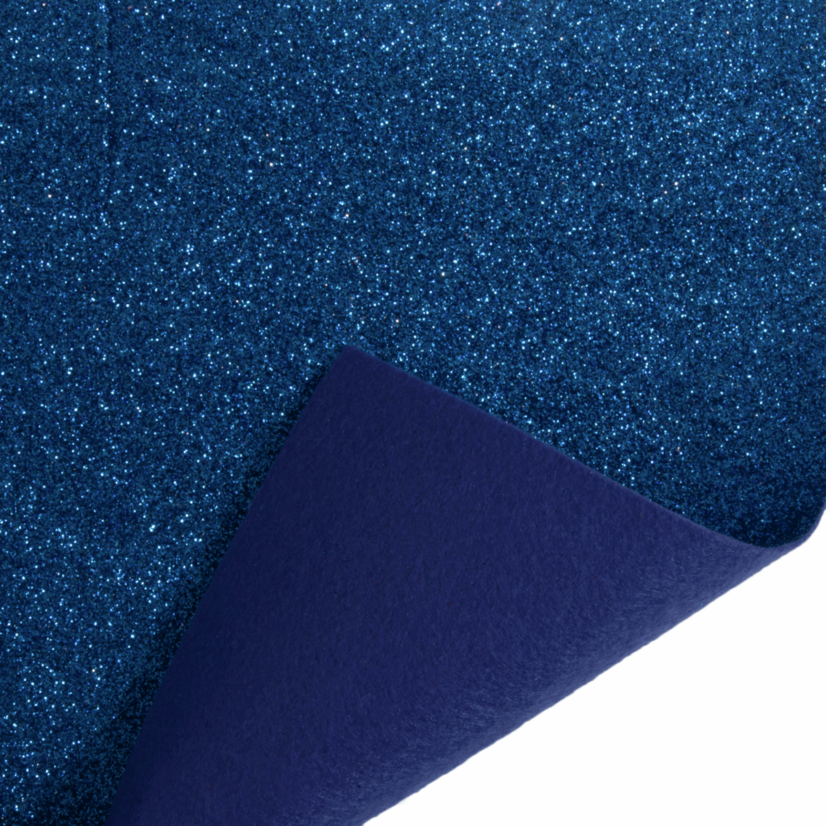 Trimits Glitter Felt Sheets - Royal Blue 30 x 23cm (Pack of 10)