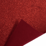 Trimits Glitter Felt Sheets - Red 30 x 23cm (Pack of 10)