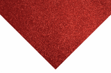 Trimits Glitter Felt Sheets - Red 30 x 23cm (Pack of 10)