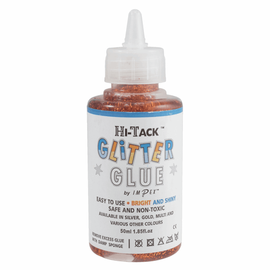 Trimits Hi-Tack Glitter Glue - Copper 50ml