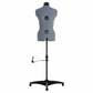 Milward Adjustable Dress Form (Grey) Deluxe with Hem Marker: Small - Dress size: 6-16 (Tailors Dummy / Mannequin) - Free upgrade to the Adjustoform Tailormaid at no extra cost