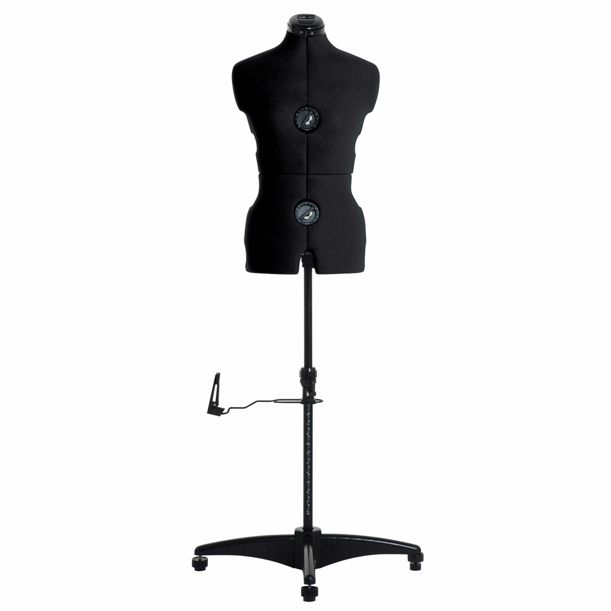 Milward Adjustable Dress Form (Black) Deluxe with Hem Marker: Small - Dress size: 8-16 (Tailors Dummy / Mannequin)