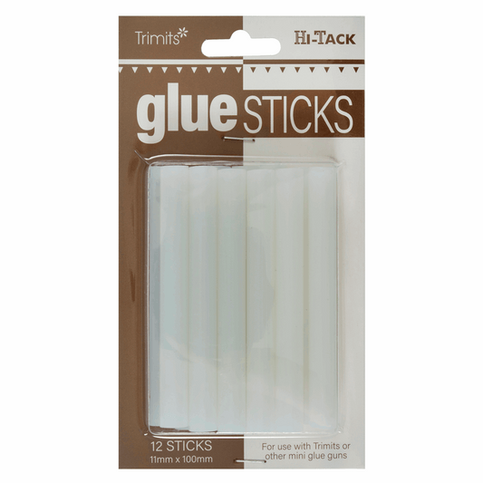Trimits Hi-Tack Replacement Glue Sticks - 11mm (Pack of 12)
