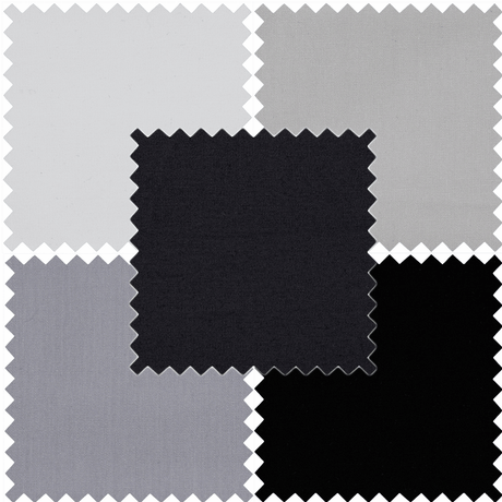 Trimits Fat Quarter Pack - Monochrome (5 Pieces)