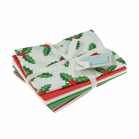 Fabric Pack / Fat Quarters - Christmas (5 Pieces) - Great for face masks too
