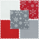 Trimits Fat Quarter Pack - Festive Glitter (5 Pieces)