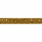 Gold Glitter Velvet Ribbon - 20m x 10mm