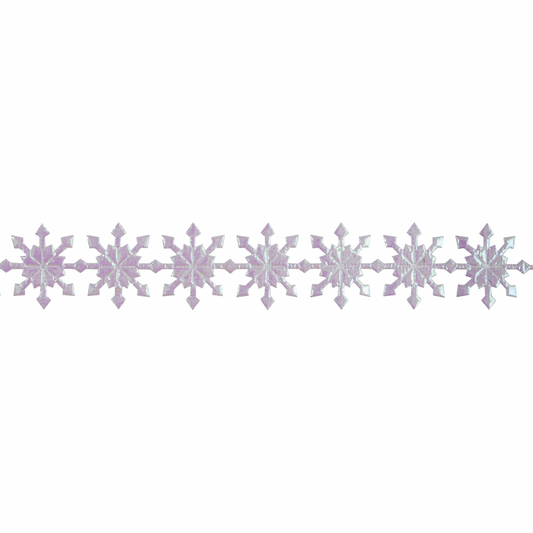 Trimits Metallic Christmas Snowflake Trim - 20 meters