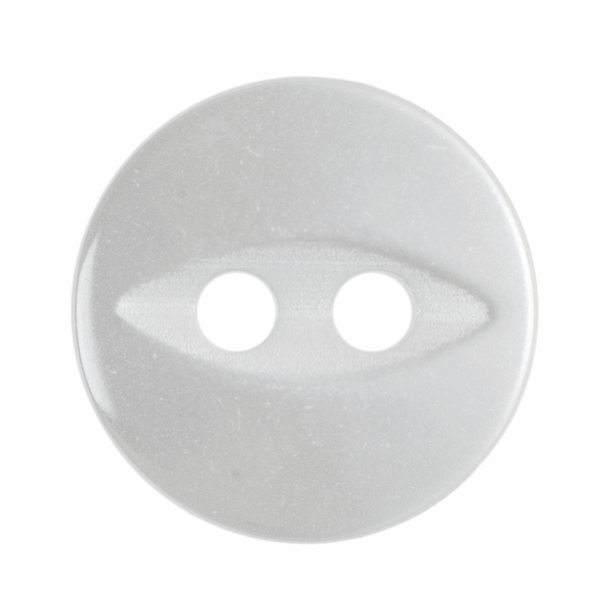 Hemline White Fish Eye Button - 11.25mm (Pack of 13)