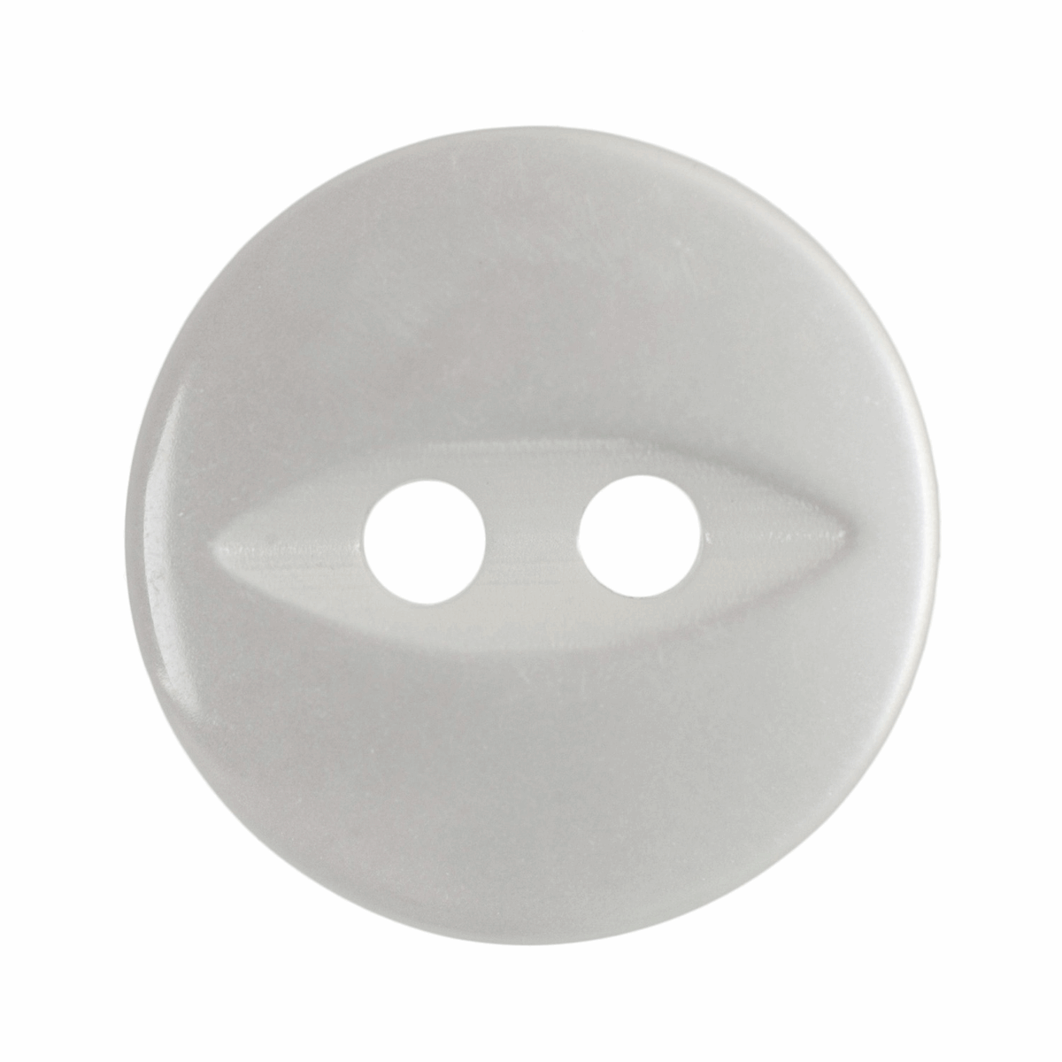 Hemline White Fish Eye Button - 16.25mm (Pack of 5)