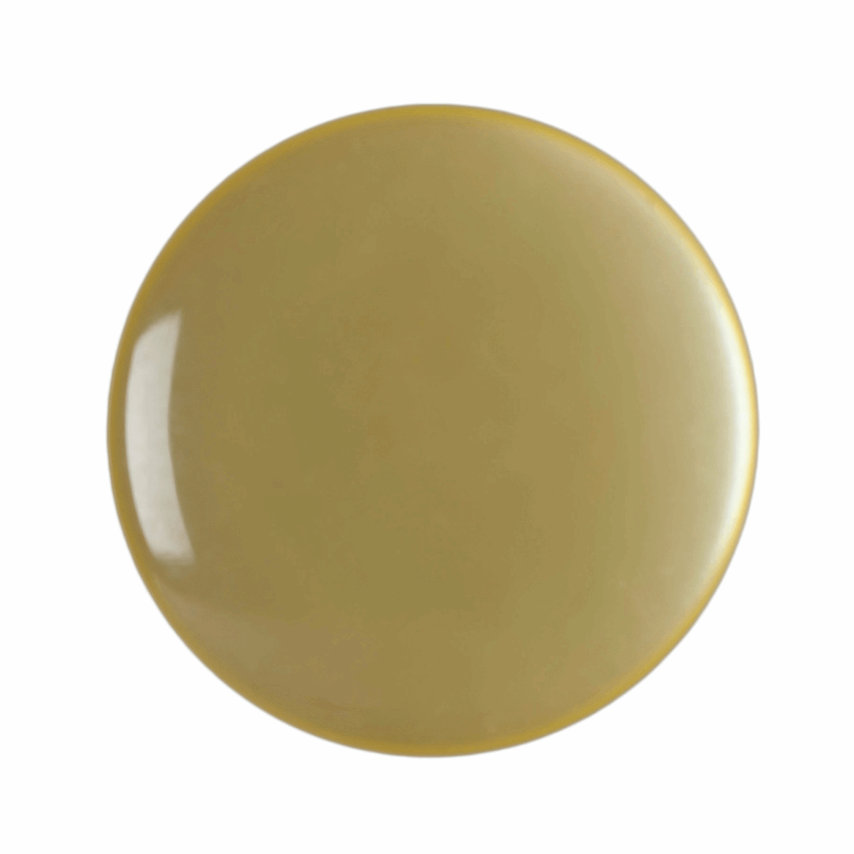 Hemline Shiny Yellow Button - 11.25mm (Pack of 8)