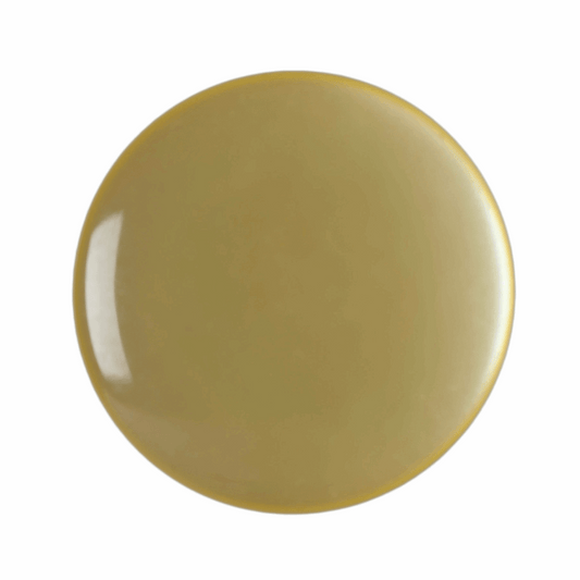 Hemline Shiny Yellow Button - 11.25mm (Pack of 8)