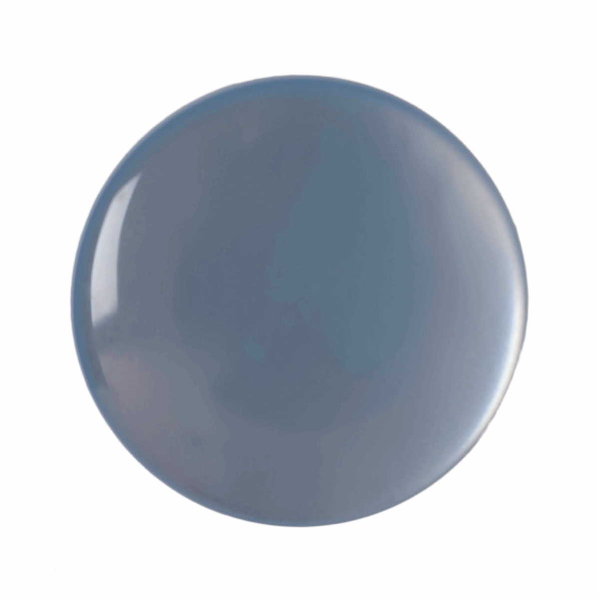 Hemline Shiny Baby Blue Button - 11.25mm (Pack of 8)