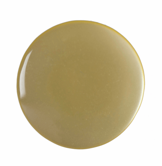 Hemline Shiny Yellow Button - 16.25mm (Pack of 6)