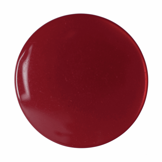 Hemline Shiny Red Button - 16.25mm (Pack of 6)