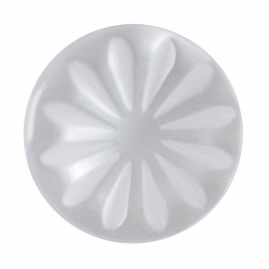 Hemline White Shank Button - 11.25mm (Pack of 6)