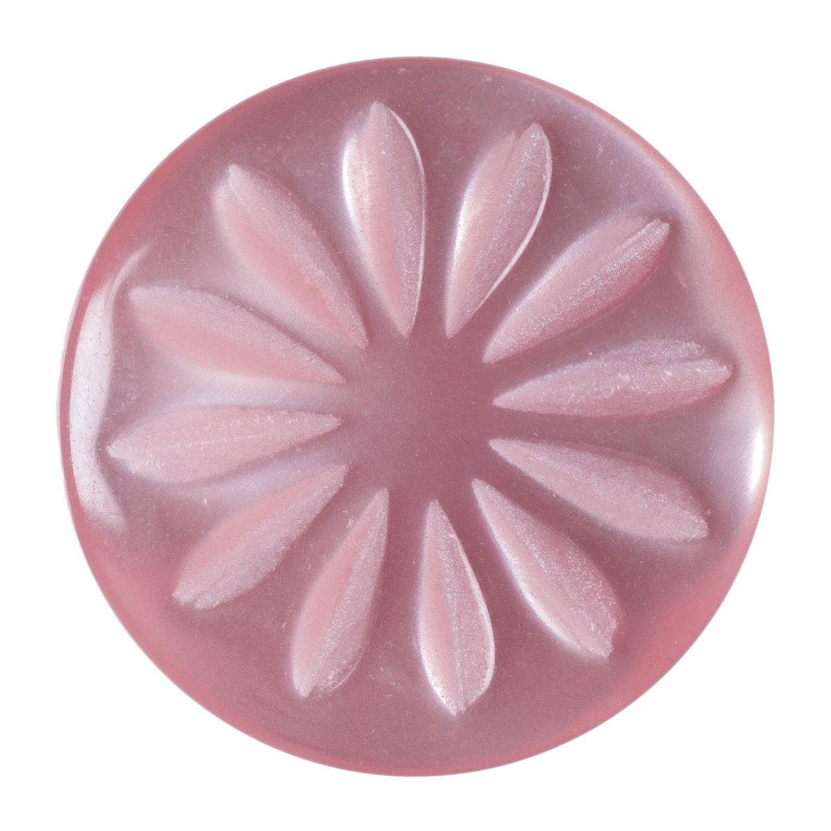 Hemline Pink Shank Button - 15mm (Pack of 5)