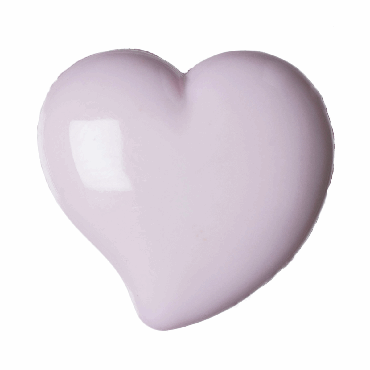 Hemline Pink Heart Button - 8mm (Pack of 7)