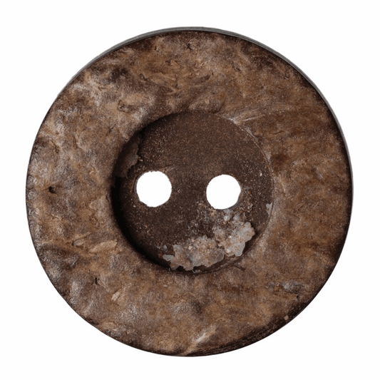 Hemline Round Wooden Button - 20mm (Pack of 4)