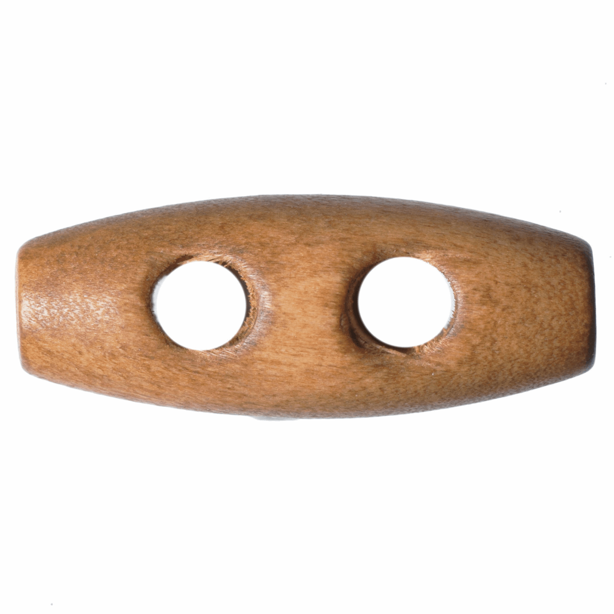 Hemline Wooden Toggle Shaped Button - 25mm (Pack of 3)