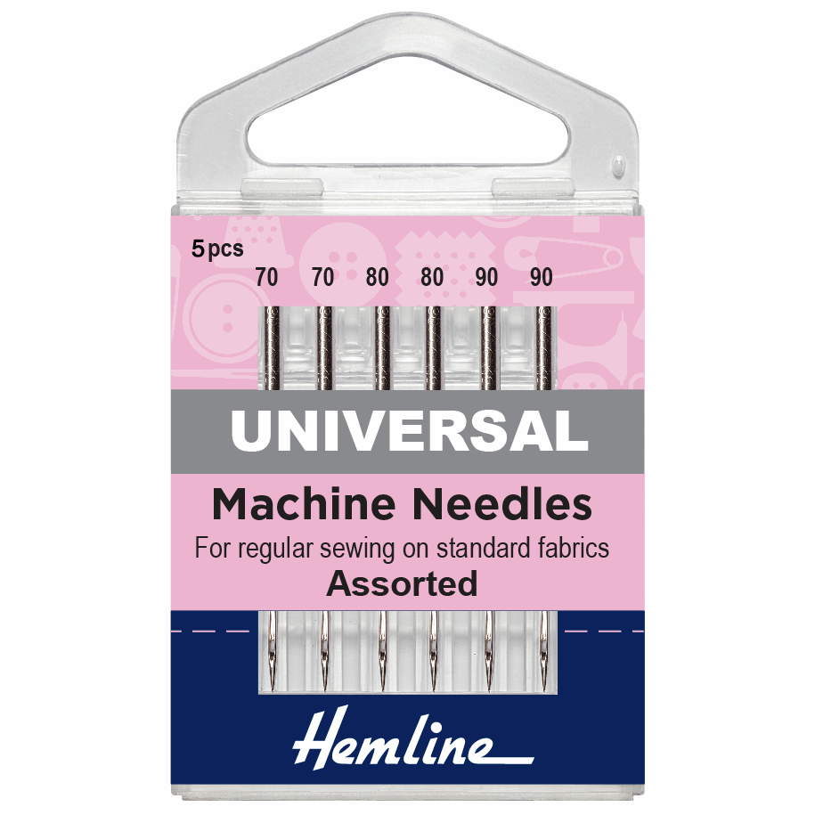 Universal Sewing Machine Needles - Assorted 6 pack