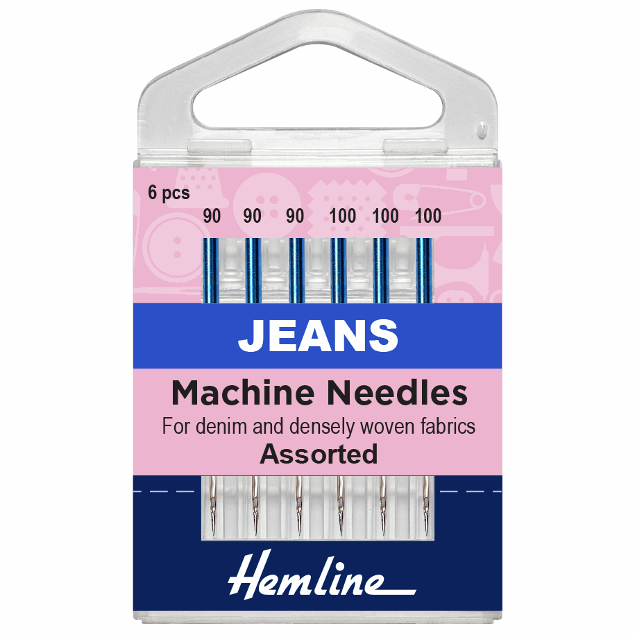 Jeans Sewing Machine Needles - Heavy Mixed Assorted 6 Pack