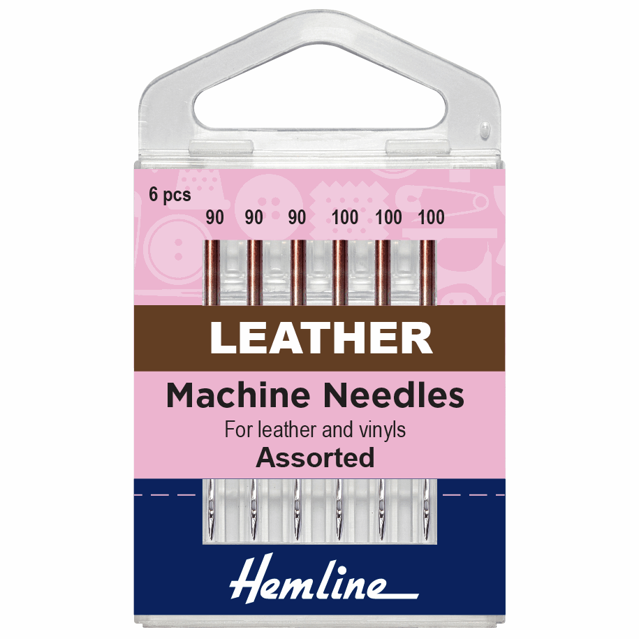 Leather Sewing Machine Needles - Assorted 6 Pack