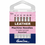 Leather Sewing Machine Needles - Assorted 6 Pack