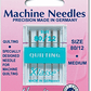 Hemline Quilting Sewing Machine Needles - Medium 80/12 (Pack of 6)