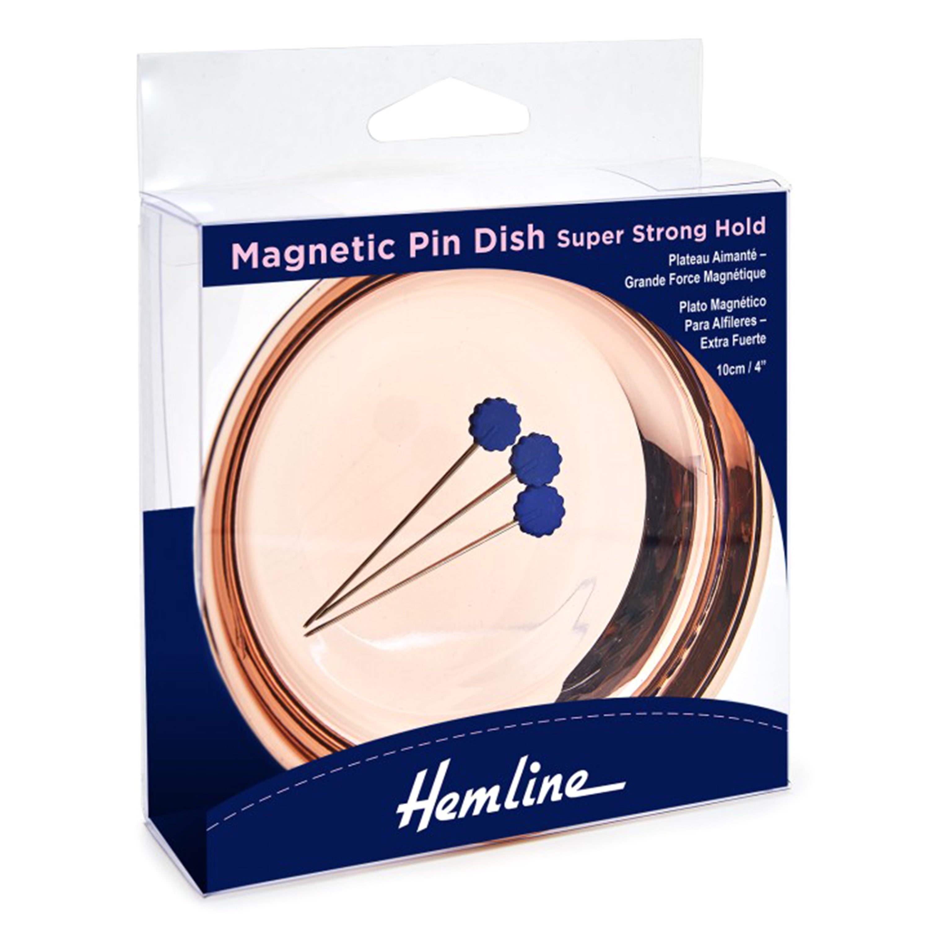 Magnetic Pin Dish, 10cm, Rose Gold