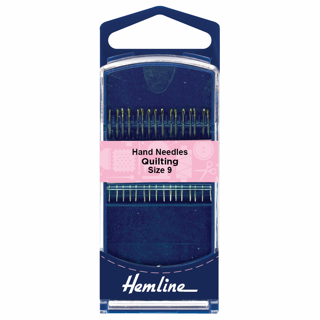 Hemline Premium Hand Quilting Needles - Size 9 (Pack of 16)