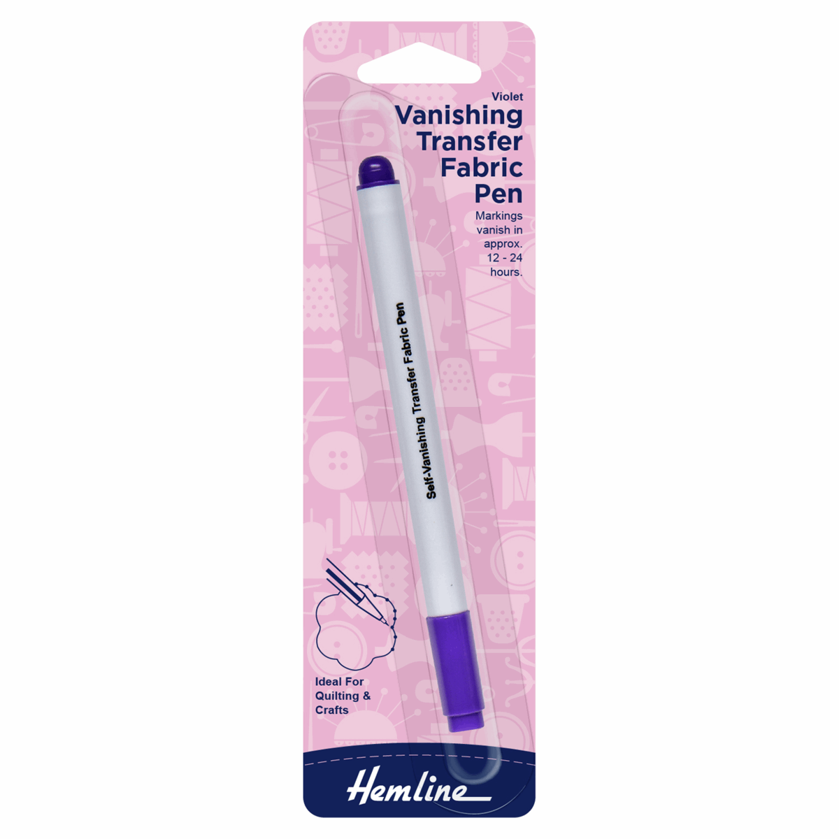 Purple Fabric Transfer Pen
