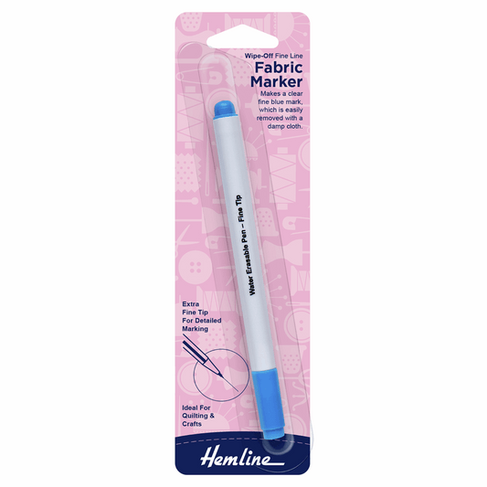 Fine Tip Wipe Off Fabric Marker Pen