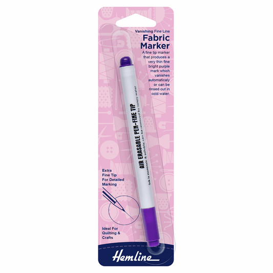 Fine Line Vanishing Fabric Marker Pen