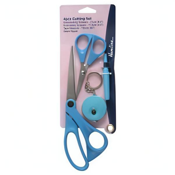 Hemline Scissor & Tool Cutting Set - 4 Piece