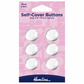 Self-Cover Metal Top Buttons - 19mm (Pack of 6)