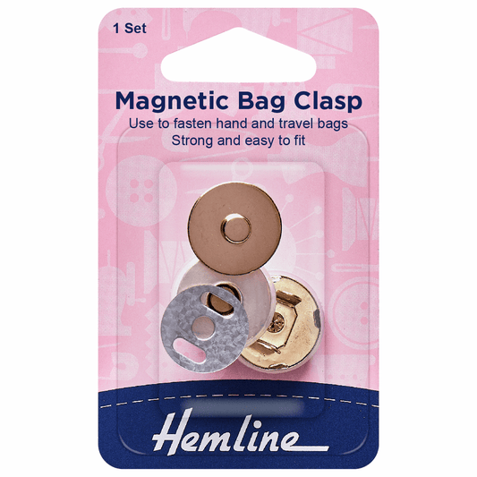 Magnetic Bag Closure - 18mm (1 Set)
