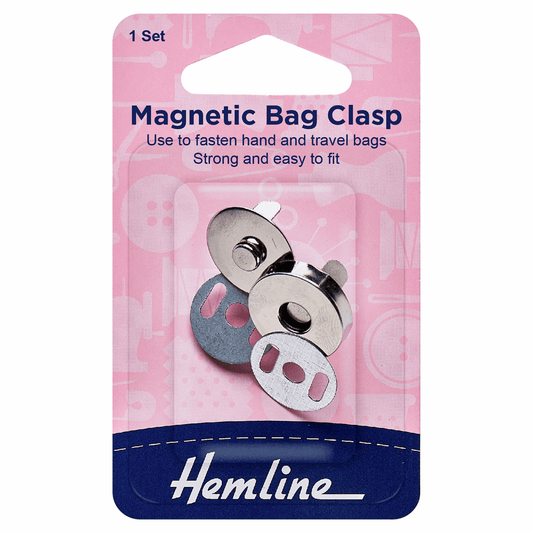 Magnetic Bag Closure - 19mm (1 Set)