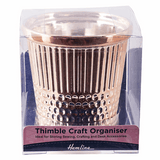 Thimble Desk Craft Organiser - Ceramic - Rose Gold