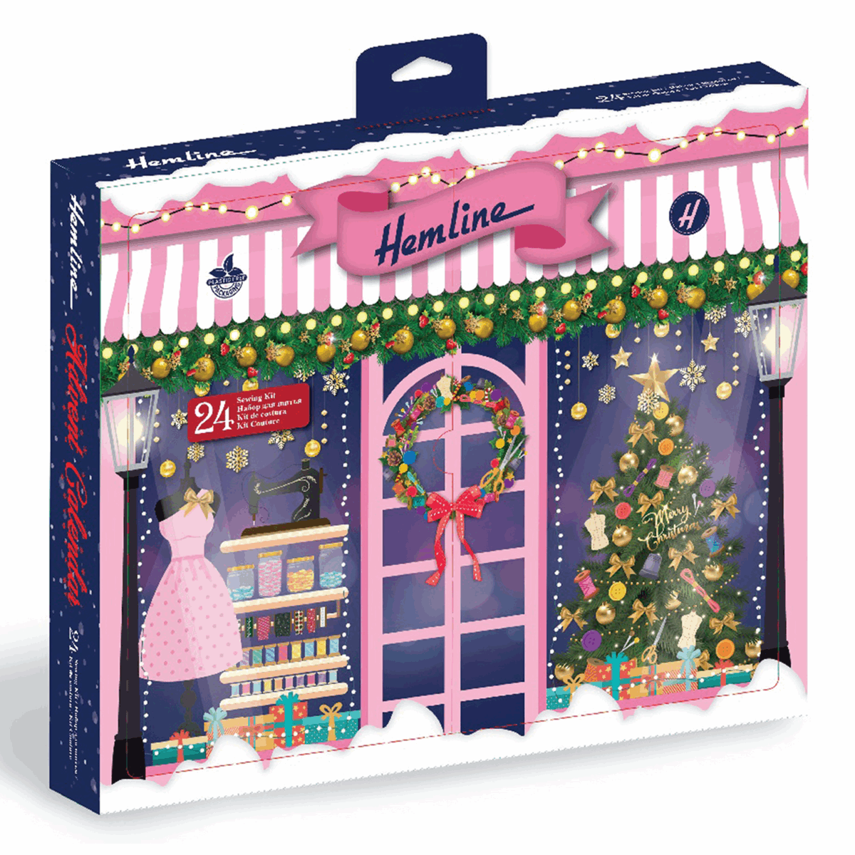 Christmas Advent Calendar 24 piece Sewing Kit
