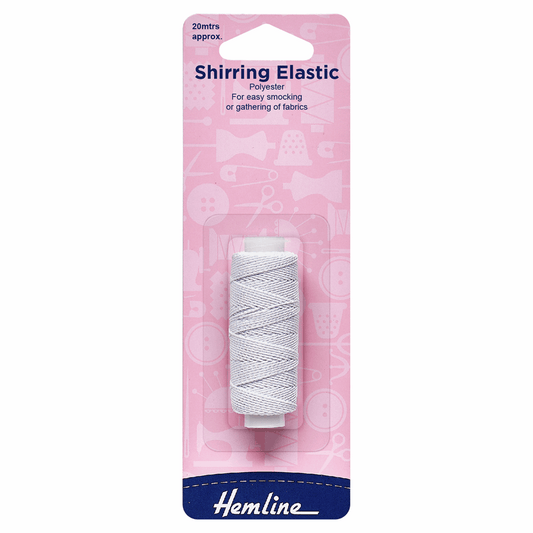 Hemline Shirring Elastic - 20m x 0.75mm