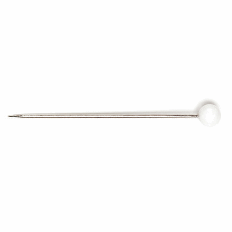 Glass Head Nickel Pins x 95 - 34mm